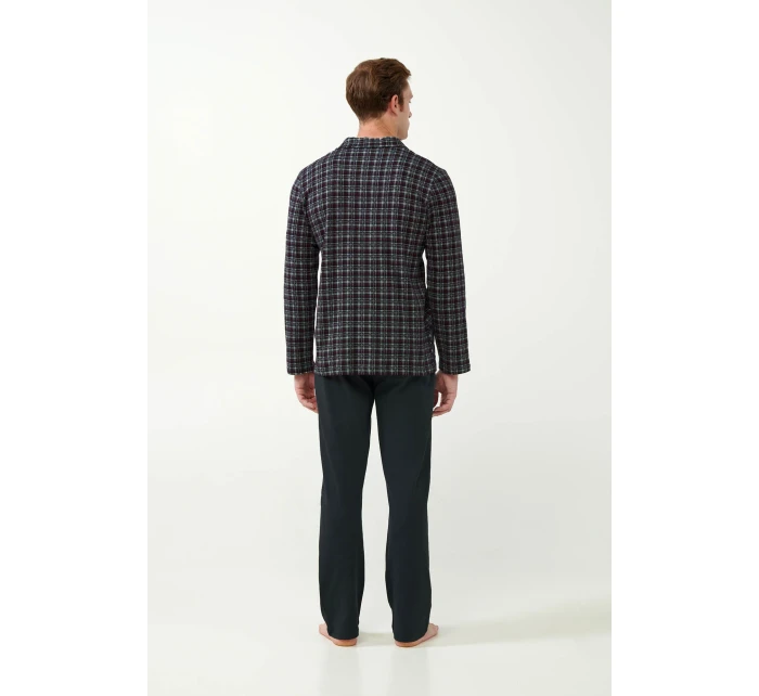 Vamp - Pánske pyžamo so zapínaním na gombíky 21662 - Vamp Vamp - Pánske pyžamo so zapínaním na gombíky 21662 - Vamp