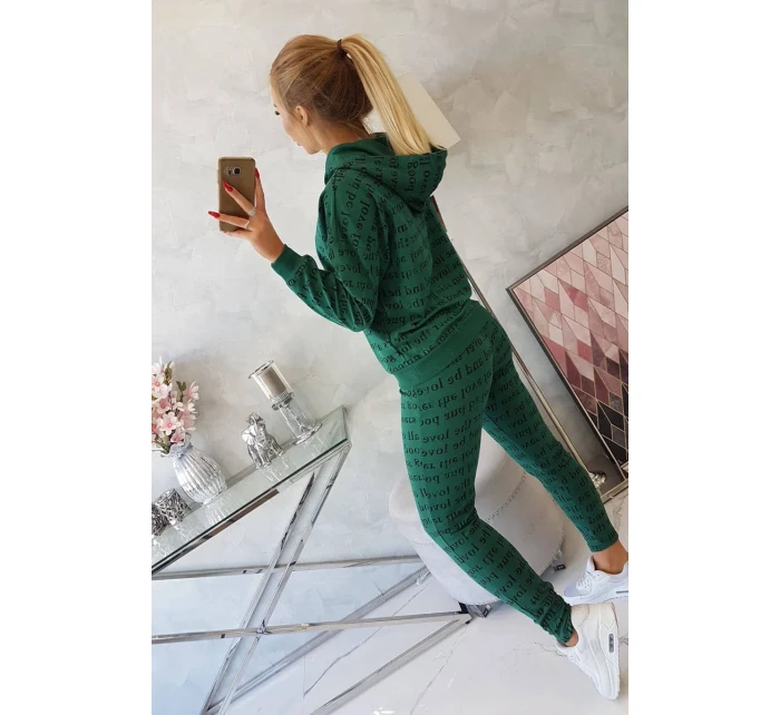 Zelená sada s potiskem Zelená sada s potiskem