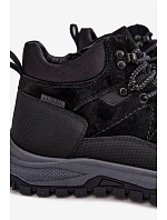 Pánské semišové zimní kozačky s podšívkou Big Star model 22556726 Černé - Big Star Shoes