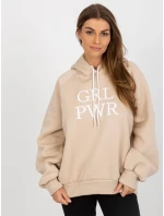 Dámska mikina EM BL 651 2.14X béžová - FPrice Dámska mikina EM BL 651 2.14X béžová - FPrice