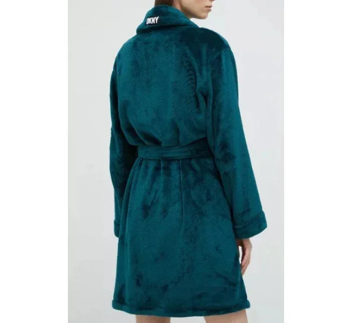 Dámsky župan YI2122605F 370 tm. zelená - DKNY Dámsky župan YI2122605F 370 tm. zelená - DKNY