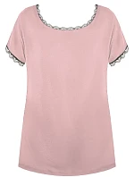 Dámsky pyžamový vršok MARGOT PG 71 ružový - Nipplex