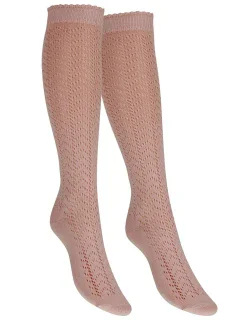 Dámske vzorované bavlnené podkolienky