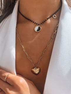 Náhrdelník SAHARUN čierny FashionStreet IY0064