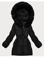 Dámska zimná bunda s kapucňou S'West black (B8550-1) Dámska zimná bunda s kapucňou S'West black (B8550-1)