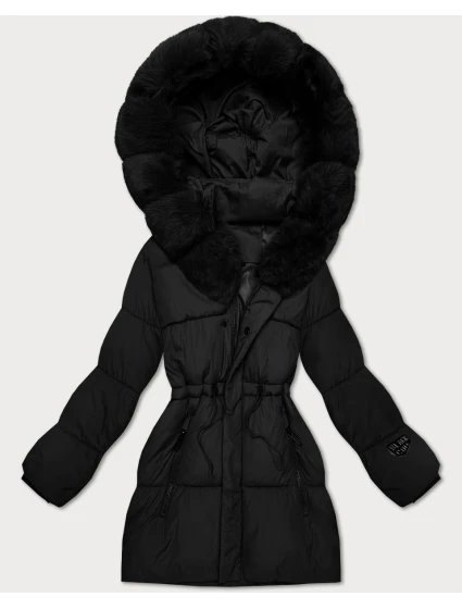 Zimowa kurtka damska z kapturem czarna model 21721846 - S'WEST Zimowa kurtka damska z kapturem czarna model 21721846 - S'WEST