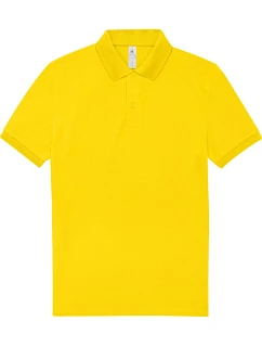 B&C My Polo 210 Piqué – polo z hrubej bavlny 01.U426 jemne žltá