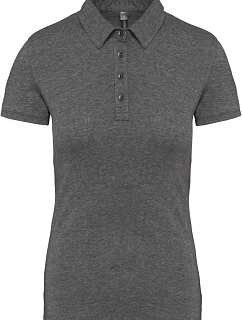 K 263 Dámské žerzejové polo model 22507234 grey heather - Kariban