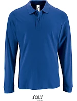 SOL'S Perfect LSL Men Pánske polo s dlhým rukávom z piké 25.2087 kráľovská modrá SOL'S Perfect LSL Men Pánske polo s dlhým rukávom z piké 25.2087 kráľovská modrá