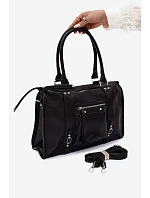 Velká taška z umělé kůže Černá model 22220883 - Flora&Co Velká taška z umělé kůže Černá model 22220883 - Flora&Co
