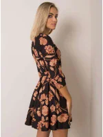 Šaty LK SK 508307 3.75P čierna a béžová