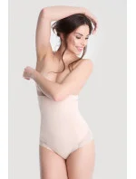 Sťahovacie nohavičky vysoké 141 béžová - Julimex