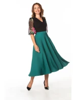 Dámska sukňa T361/6 smaragdová - Tessita