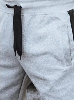 Pánské světle šedé teplákové kalhoty Dstreet model 21972465 - FashionStreet Pánské světle šedé teplákové kalhoty Dstreet model 21972465 - FashionStreet