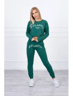 Atlanta tlačená sada zelená