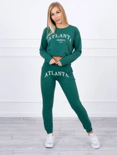 Atlanta tlačená sada zelená