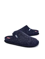 Klasické pánské pantofle Big Star model 21601053 Námořnická modrá - Big Star Shoes