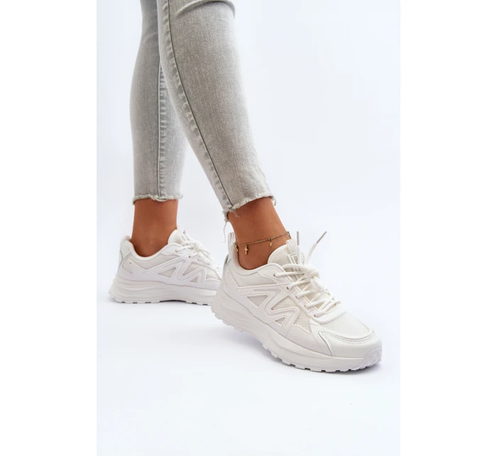 Sneakersy damskie Big Star NN274A084 Białe Sneakersy damskie Big Star NN274A084 Białe