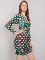 Šaty DHJ SK model 16265026 zelená - FPrice Šaty DHJ SK model 16265026 zelená - FPrice