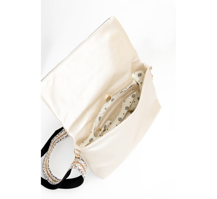 Monnari Dámska kabelka s chlopňou Multi White