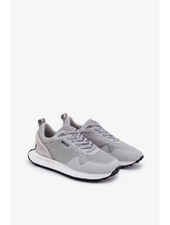 Pánske tenisky na platforme Big Star HI-POLY SYSTEM - sivé