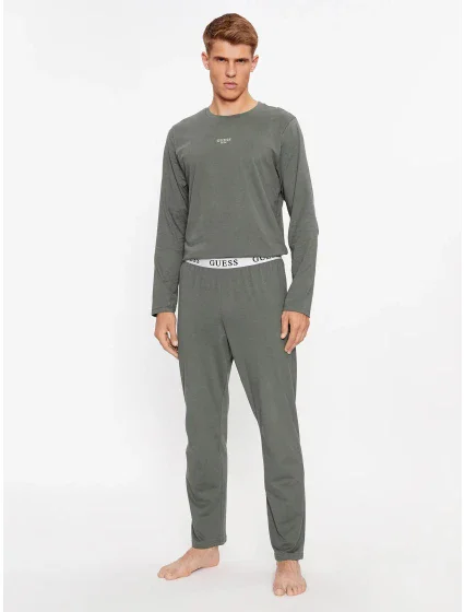 Pánske pyžamo U2BX00KBZG0 A911 sivé - Guess