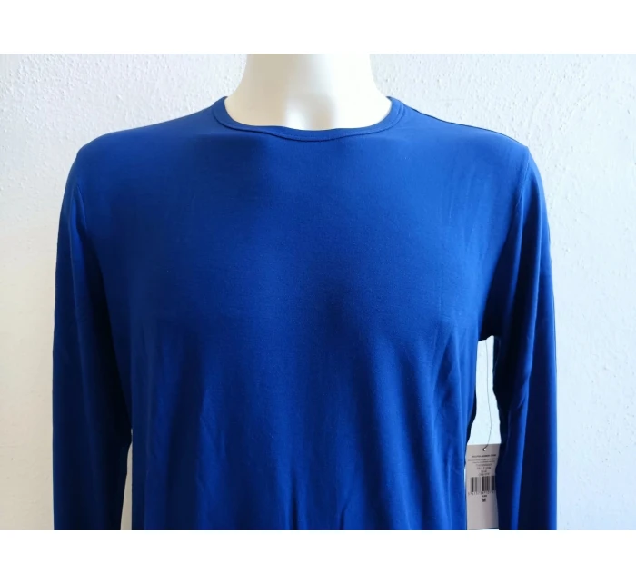 Pánske tričko s dlhým rukávom 714753030001 blue - Ralph Lauren