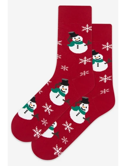 Vzorované vianočné ponožky U04.156 Vzorované vianočné ponožky U04.156