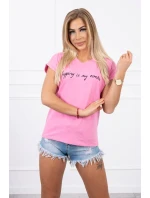 model 18746326 je moje kardio halenka světle růžová - K-Fashion model 18746326 je moje kardio halenka světle růžová - K-Fashion