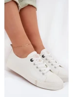 Dámské tenisky z eko kůže Big Star TT274023 Bílé