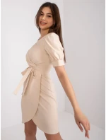 Šaty LK SK model 17404325 světle béžová - FPrice