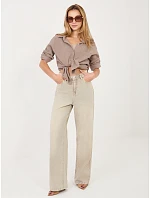 Koszula MI KS model 22102626 ciemny bezowy - FPrice Koszula MI KS model 22102626 ciemny bezowy - FPrice