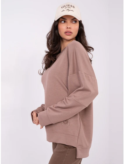 Bluza RV BL model 21807970 ciemny bezowy - FPrice Bluza RV BL model 21807970 ciemny bezowy - FPrice