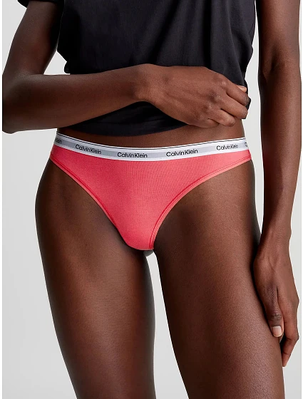 Dámská tanga 3Pack  vícebarevné  model 19731222 - Calvin Klein
