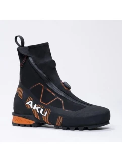 Aku pánska športová treková obuv Croda BOA GTX odolná čierna oranžová