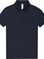 B&C My Polo 210 /women Dámske polo tričko z hrubej bavlny 01.W463 tmavomodrá