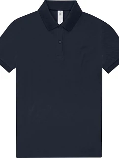 B&C My Polo 210 /women Dámske polo tričko z hrubej bavlny 01.W463 tmavomodrá