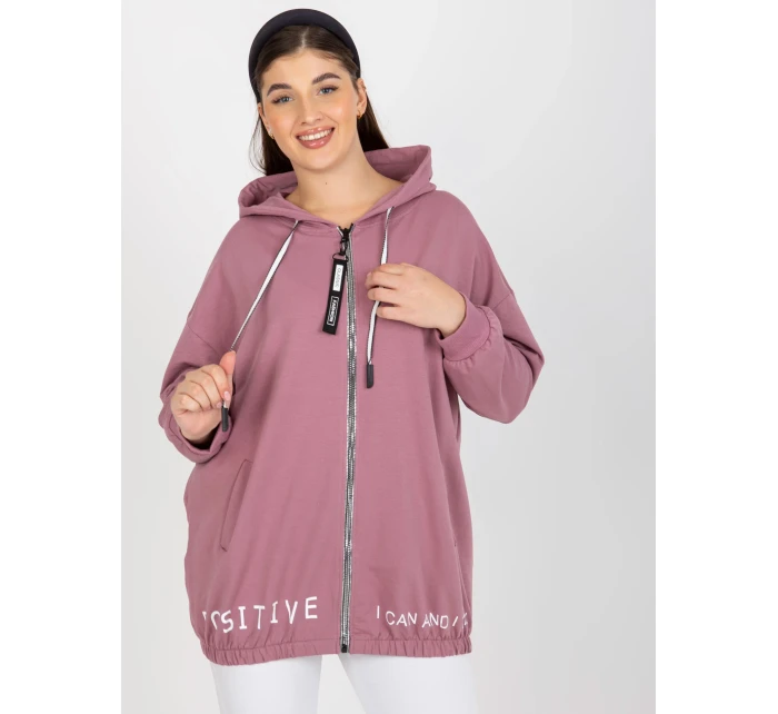 Mikina RV BL 8302.78 tmavo ružová
