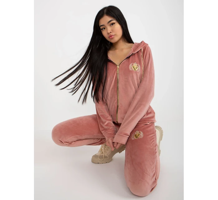 Dámska súprava RV KMPL 8443.98P tmavo ružová