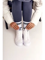 Dámské vysoké tenisky Big Star - bílé Dámské vysoké tenisky Big Star - bílé