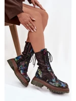 Šnurovací vyšší model 220497 Krok vo veľkom štýle