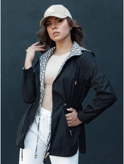 Dámská přechodná bunda parka s kapucí černá Dstreet model 21979126 - FashionStreet