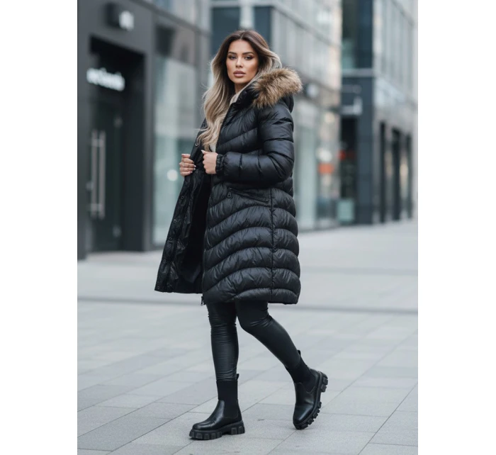 Dámská zimní bunda  černá Dstreet model 21995383 - FashionStreet