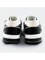 Čierno-biele dámske dvojfarebné tenisky "adidasky" (AD-585)