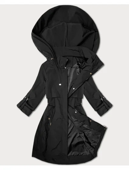 Černá dámská bunda s podšívkou model 21052960 - J.STYLE