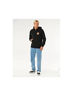 Pánska mikina RIP CURL Wettie Passage Icon Zip Thru, čierna Pánska mikina RIP CURL Wettie Passage Icon Zip Thru, čierna