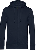 B&C Inspire Zipped Hood_° Pánska mikina s kapucňou 01.U35B tmavomodrá