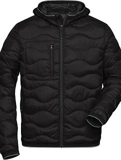 JN Pánská prošívaná bunda 02. black/black model 22530704 - Daiber