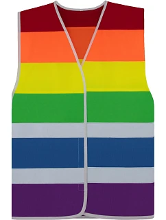 Korntex NAT – PRIDE Bezpečnostná vesta „Pride“ 76.KNAT rainbow