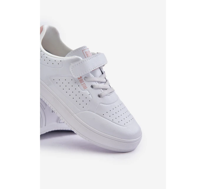 Dětské Tenisky Z Eko Kůže Na Suchý Zip Big Star model 21676400 Bílé - Big Star Shoes